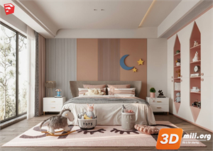 Children Room Scenes Skp FIles 